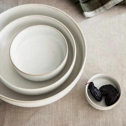 Serviravimo dubuo SEKKI 23,5 cm, kreminė, akmens masė, tvirta LIVING