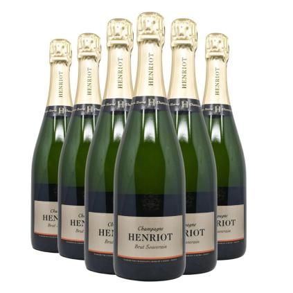Šampanas BRUT SOUVERAIN 750 ml, 6 vnt. rinkinys, Henriot