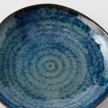 Tapas užkandžių lėkštė INDIGO BLUE 13,5 cm, mėlyna, keramika, MIJ