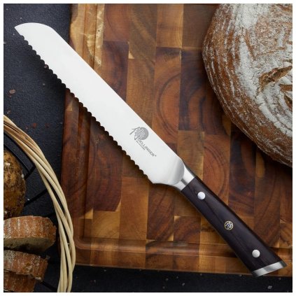 Konditerinis peilis GERMAN BLACK SAMURAI 20 cm, juoda, Dellinger