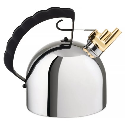 Viryklės virdulys 9091 2 l, sidarbrinė / juoda, nerūdijantis plienas, Alessi
