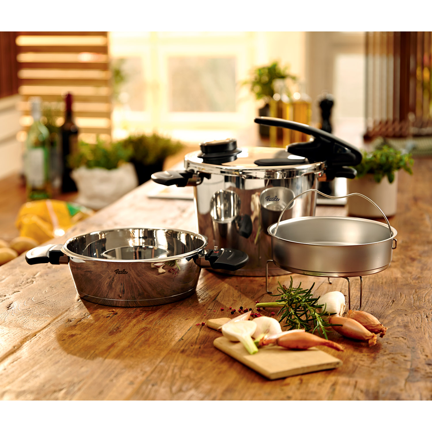 Slėginės viryklės komplektas 6 la pan 2,5 l vitavit® design edition Fissler