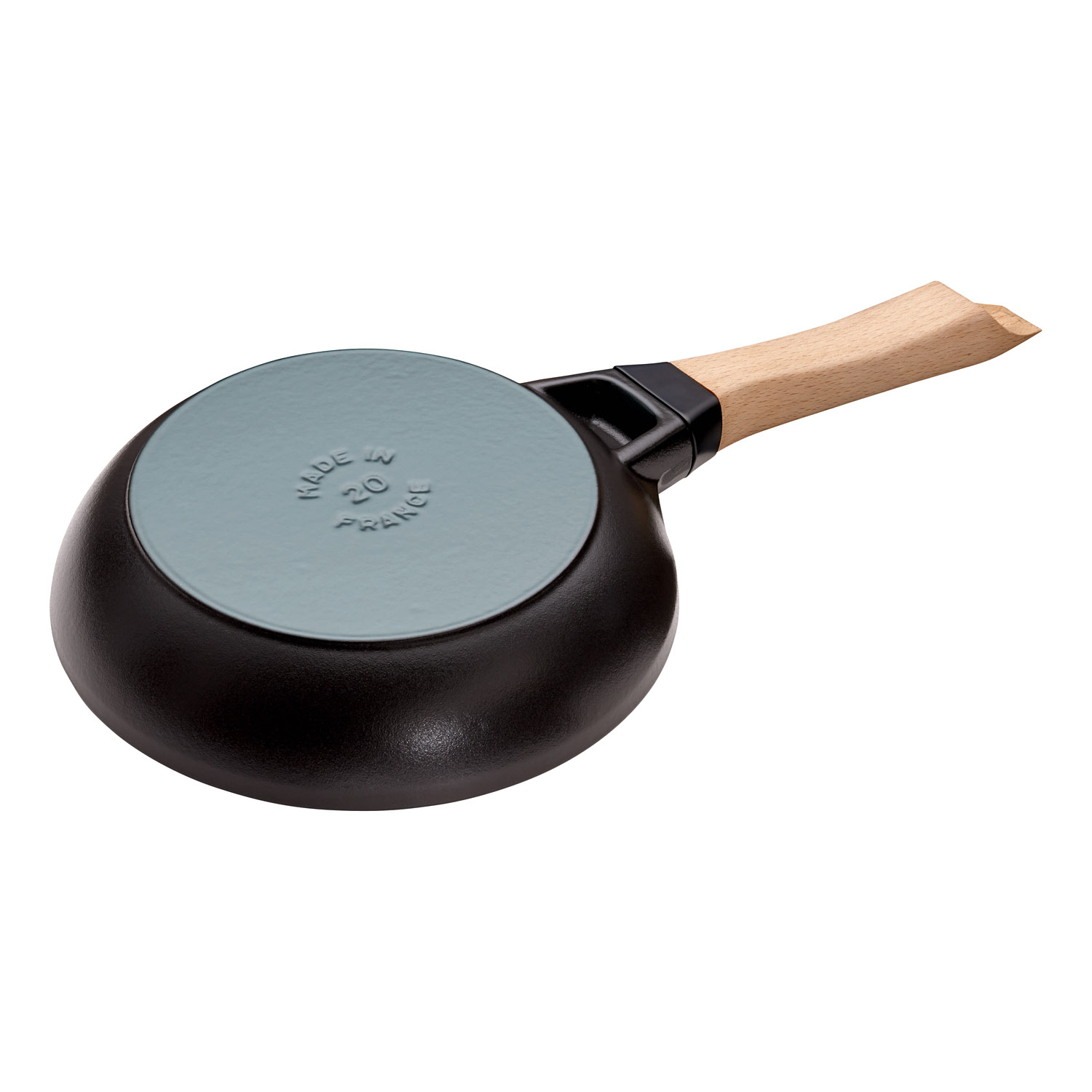 Keptuvė 20 cm, su medine rankena, ketaus, Staub