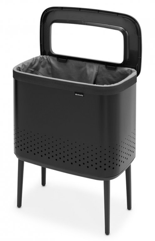 Skalbinių dėžė BO 60 l, juoda, Brabantia