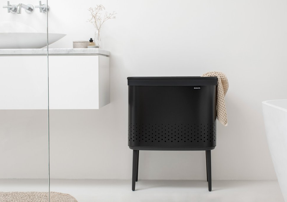 Skalbinių dėžė BO 60 l, juoda, Brabantia