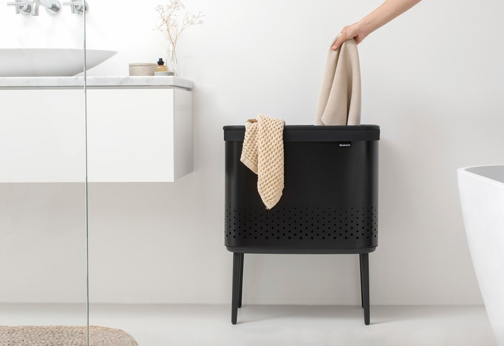 Skalbinių dėžė BO 60 l, juoda, Brabantia