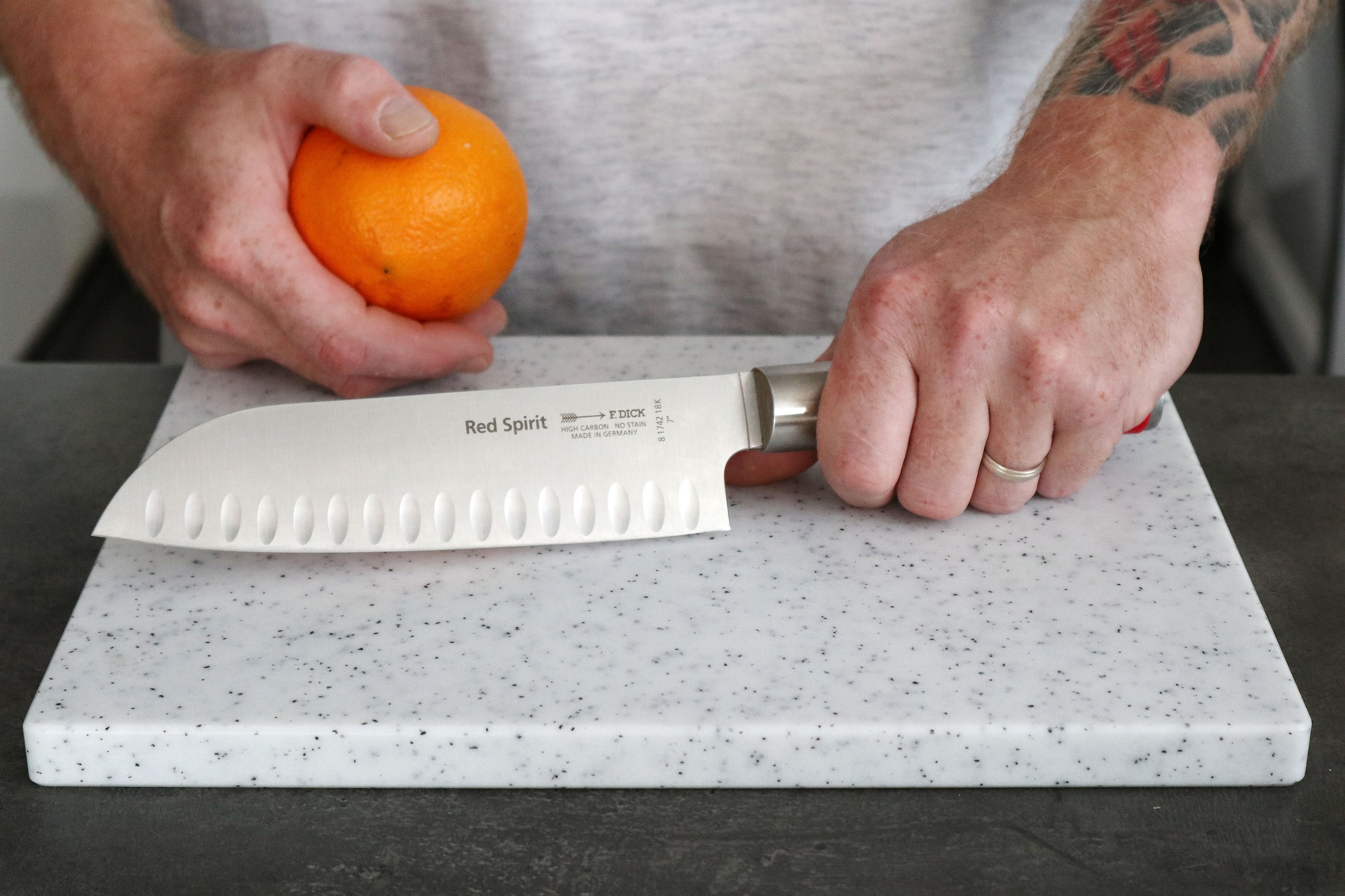 Santoku peilis RED SPIRIT 18 cm, F.Dikas