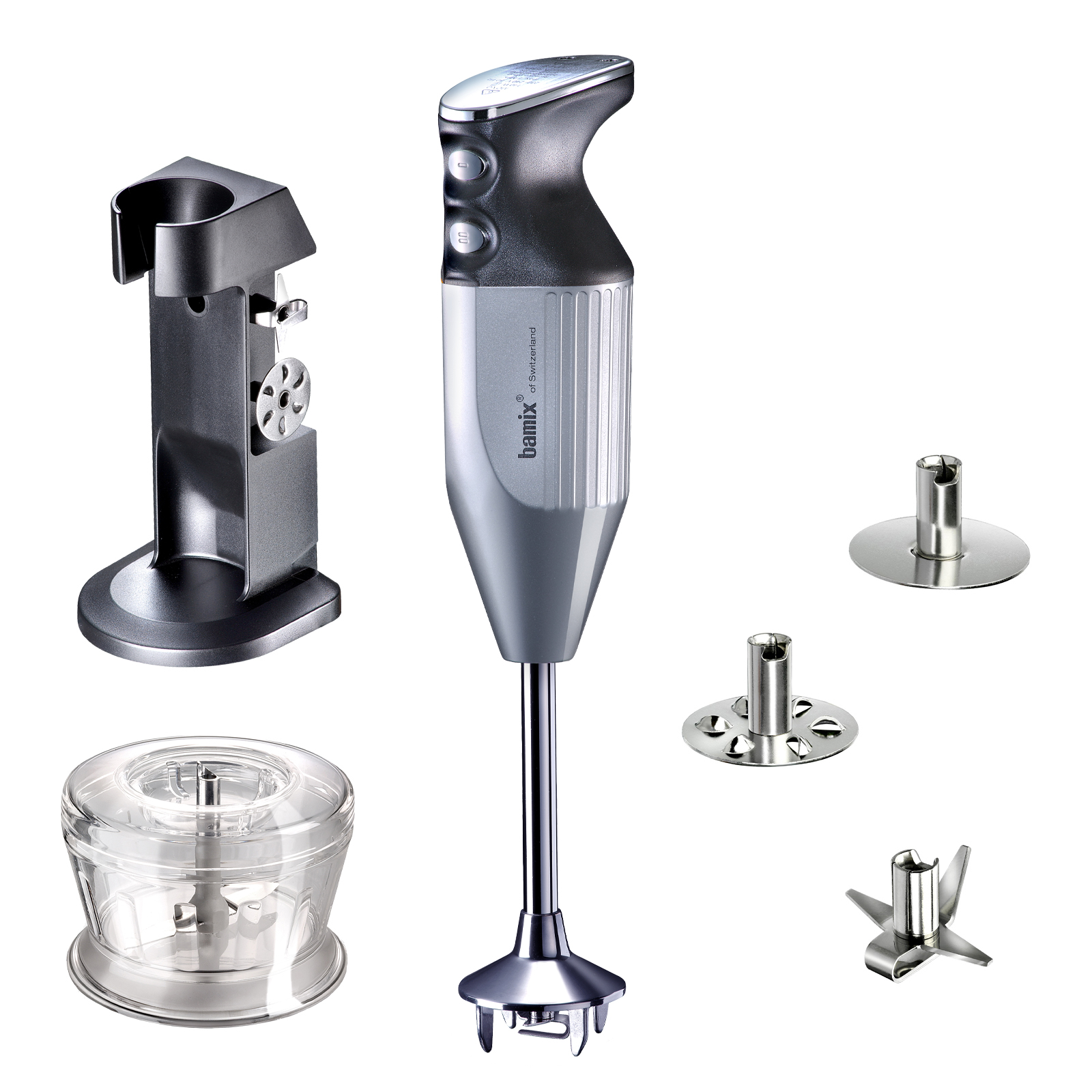 Rankinis trintuvas DELUXE C tipo, 200 W, sidabrinis, Bamix