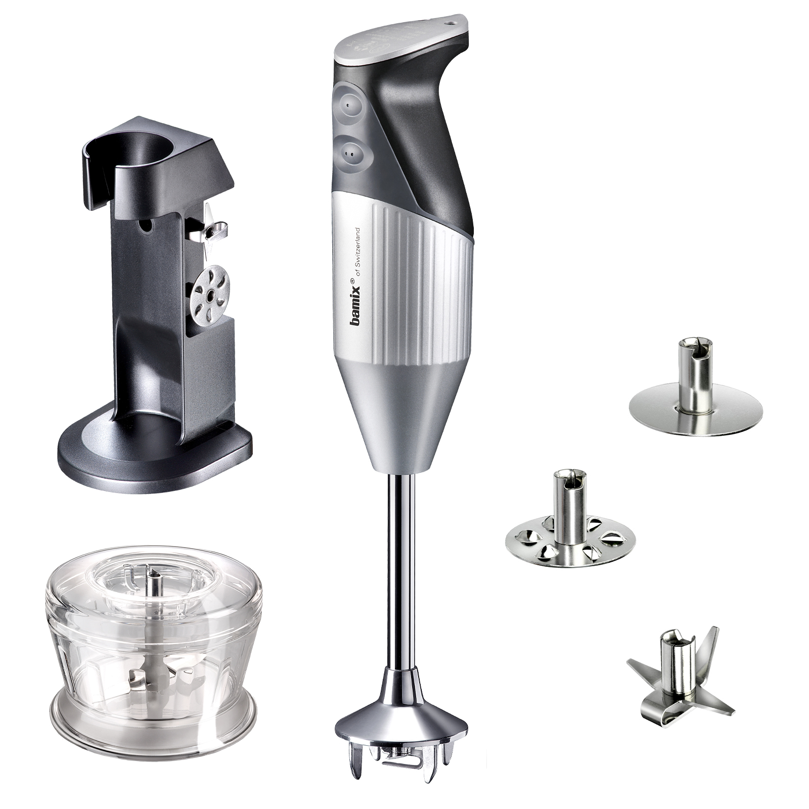 Rankinis trintuvas DELUXE D tipas, 200 W, sidabrinis, Bamix