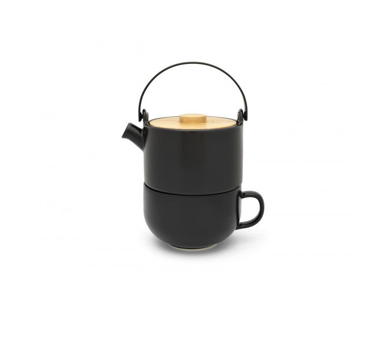 Arbatinukas UMEA TEA FOR ONE 500 ml, juodos spalvos, Bredemeijer