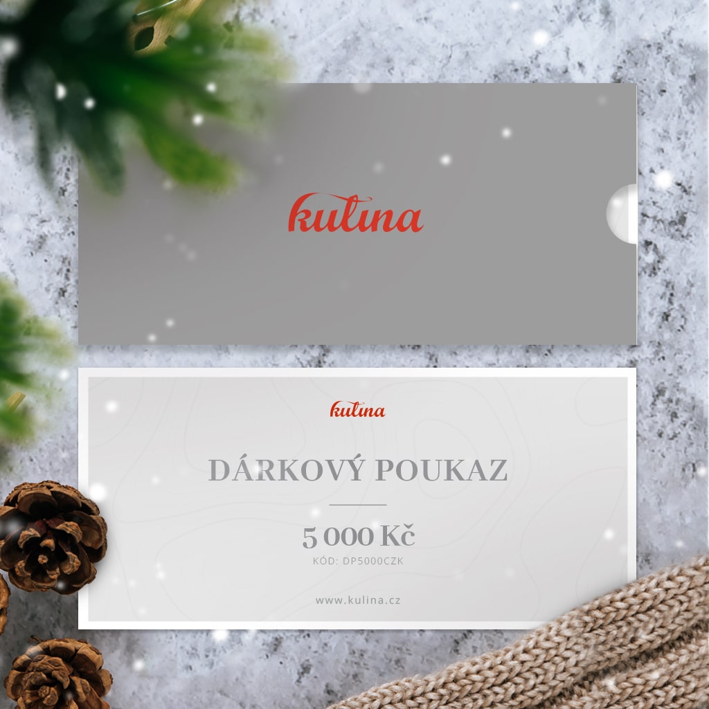 Kulina dovanų kuponas 5 000 Kč
