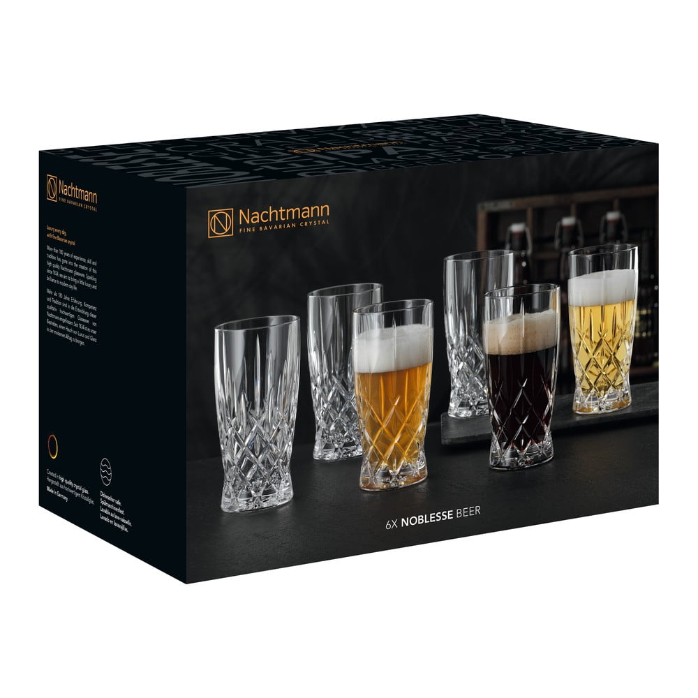 Bokalas alui NOBLESSE, 6 vnt. rinkinys, 350 ml, Nachtmann