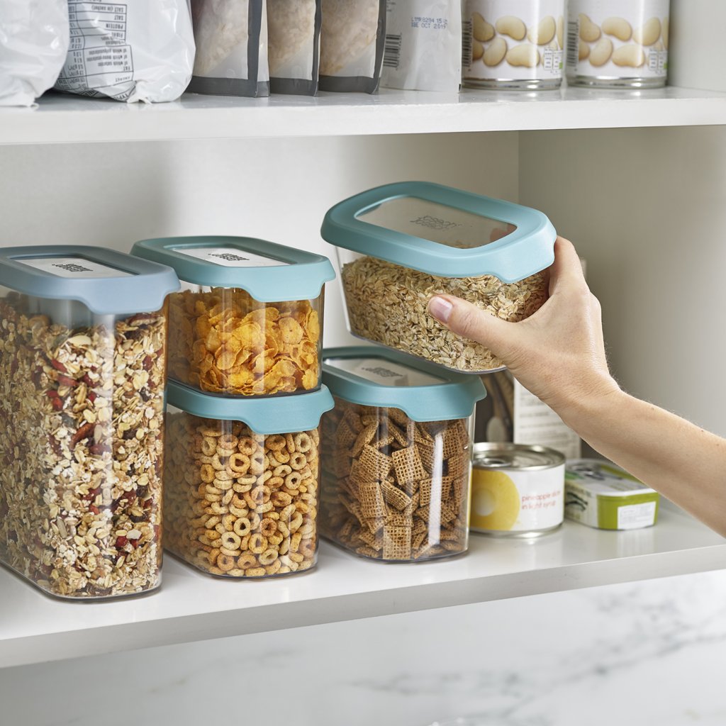 Virtuvinis produktų laikymo stiklainis CUPBOARDSTORE, 5 vnt., Joseph Joseph