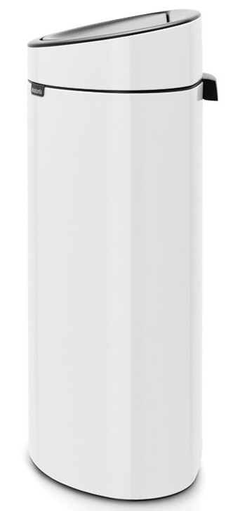 Sensorinė šiukšliadėžė TOUCH BIN NEW 40 l, balta, Brabantia