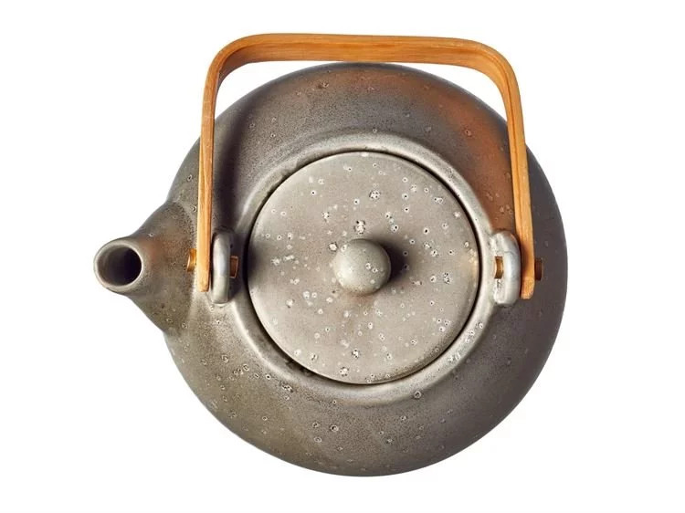 Arbatinukas 1,2 l, su medine rankena, pilka, Bitz