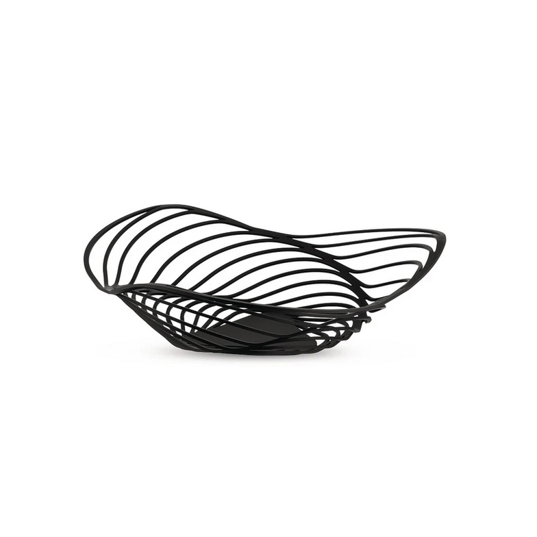 Vaisinė TRINITY 26 cm, juoda, Alessi
