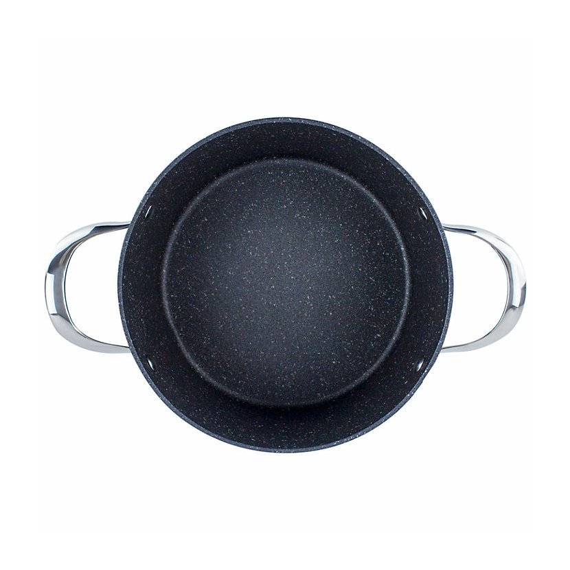 Puodas NEVERSTICK2 24 cm, 4,2 l, su dangčiu, Eaziglide