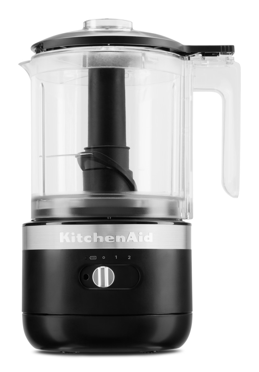 Elektrinis maisto smulkintuvas 5KFCB519, belaidis, matinės juodos spalvos, KitchenAid