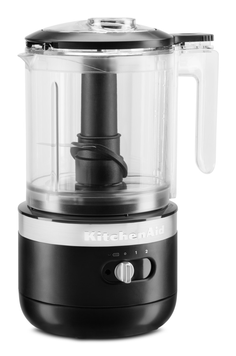 Elektrinis maisto smulkintuvas 5KFCB519, belaidis, matinės juodos spalvos, KitchenAid