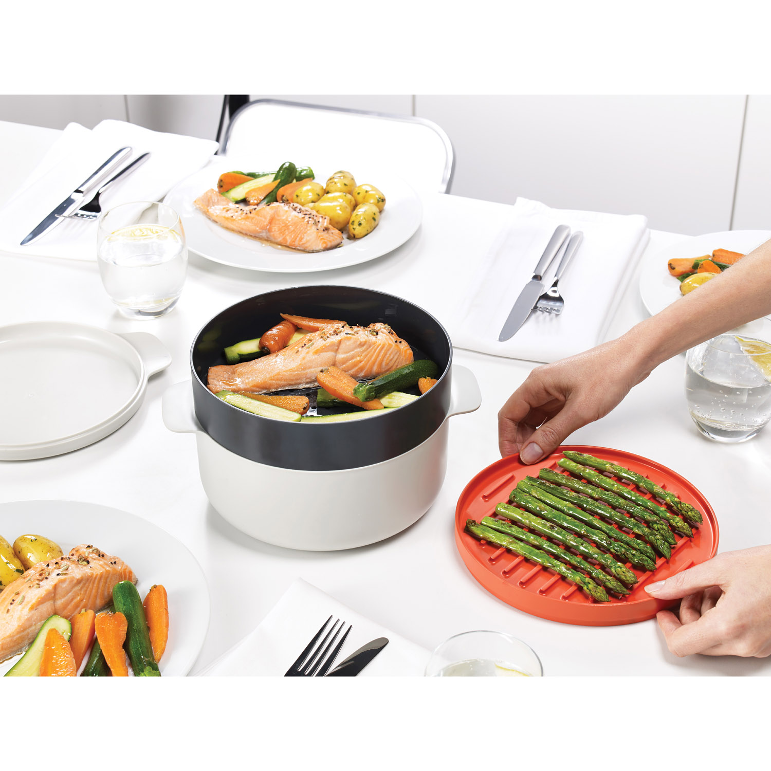 Mikrobangų krosnelės kepimo rinkinys M-CUISINE, Joseph Joseph