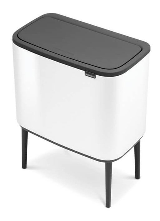 Sensorinė šiukšliadėžė BO 11 + 23 l, balta, Brabantia