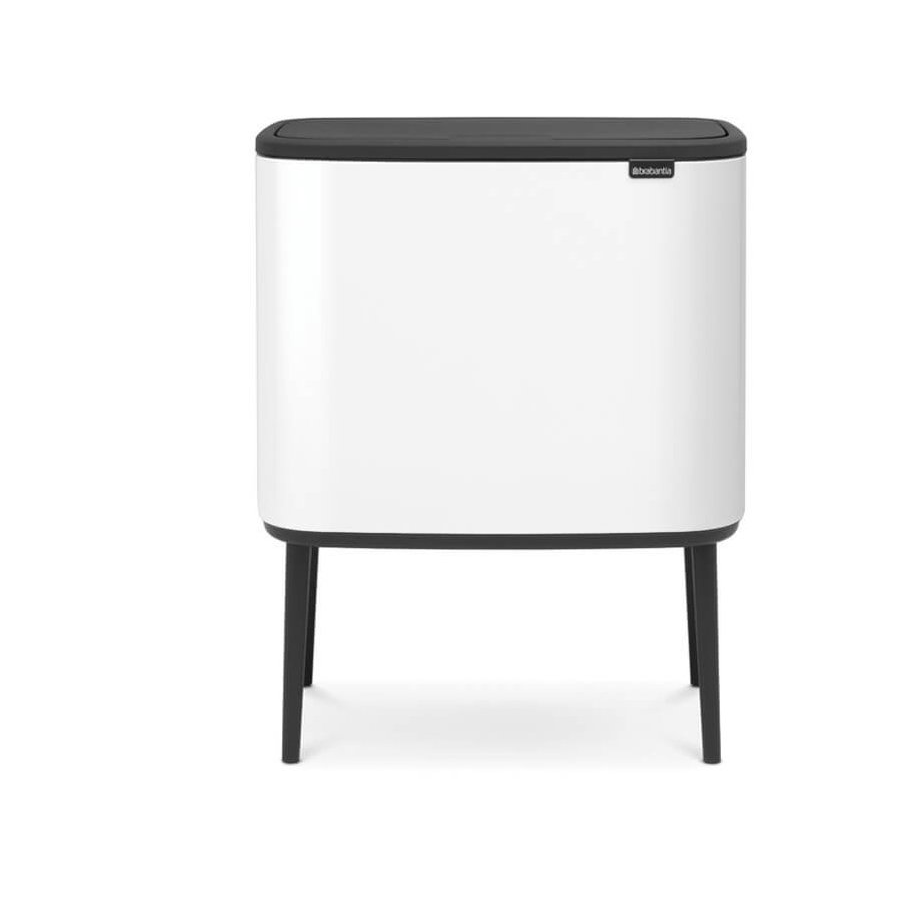 Sensorinė šiukšliadėžė BO 11 + 23 l, balta, Brabantia