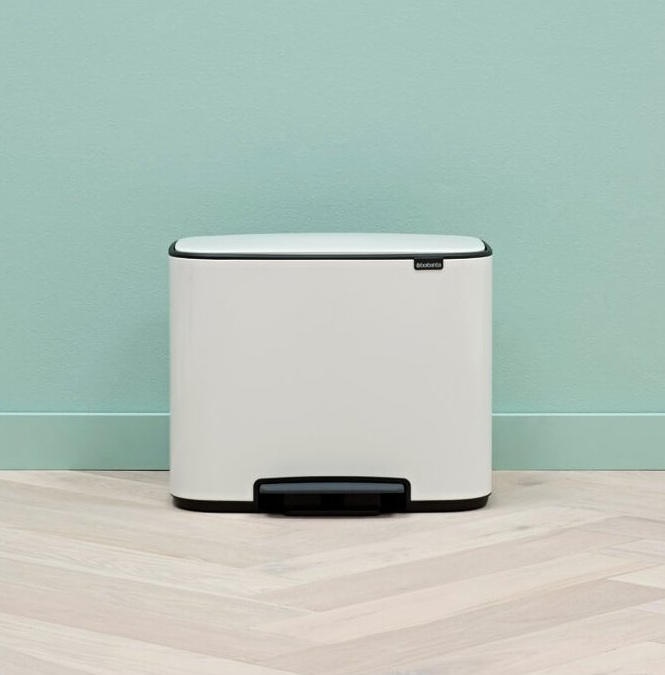 Šiukšliadėžė su pedalu BO 36 l, balta, Brabantia