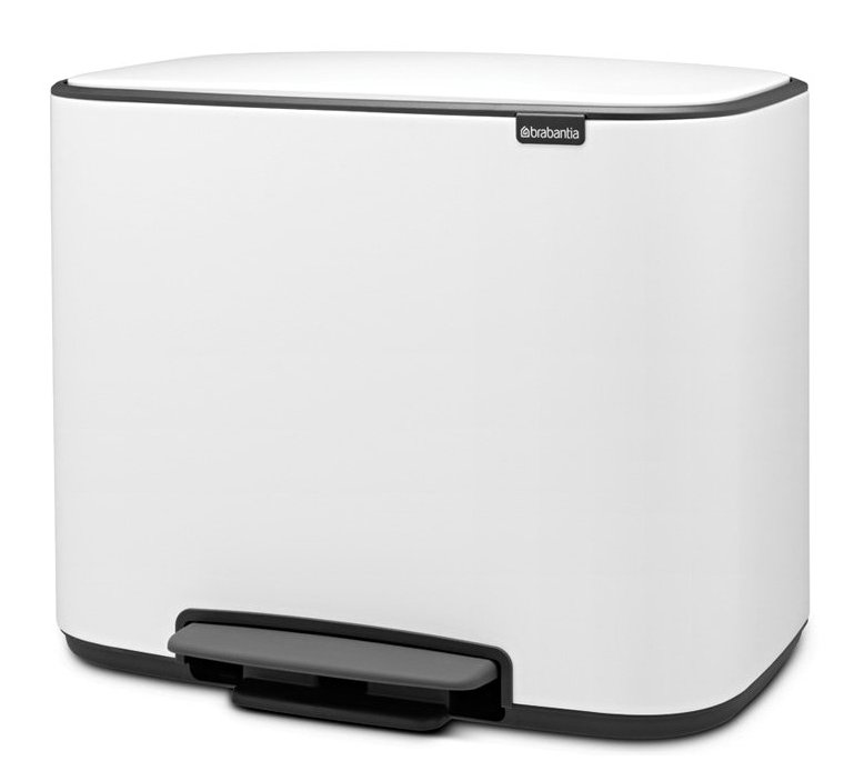 Šiukšliadėžė su pedalu BO 36 l, balta, Brabantia