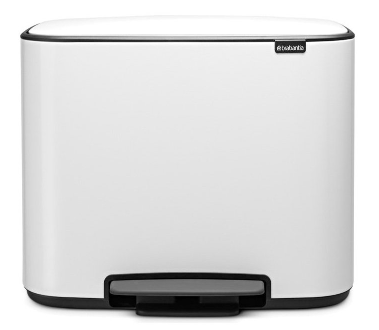 Šiukšliadėžė su pedalu BO 36 l, balta, Brabantia