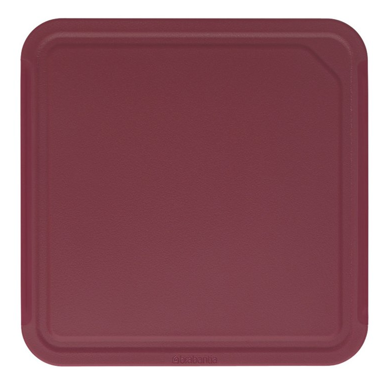 Pjaustymo lentelė 25 x 25 cm, bordo spalvos, plastikas, Brabantia