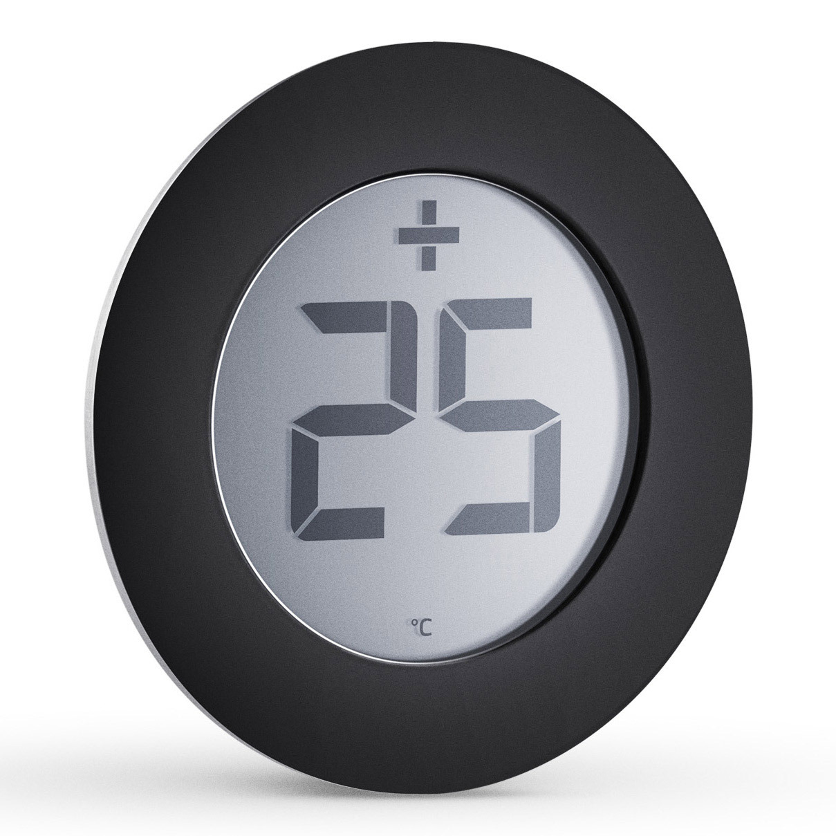 Lauko termometras 8 cm, skaitmeninis, juodas, Eva Solo