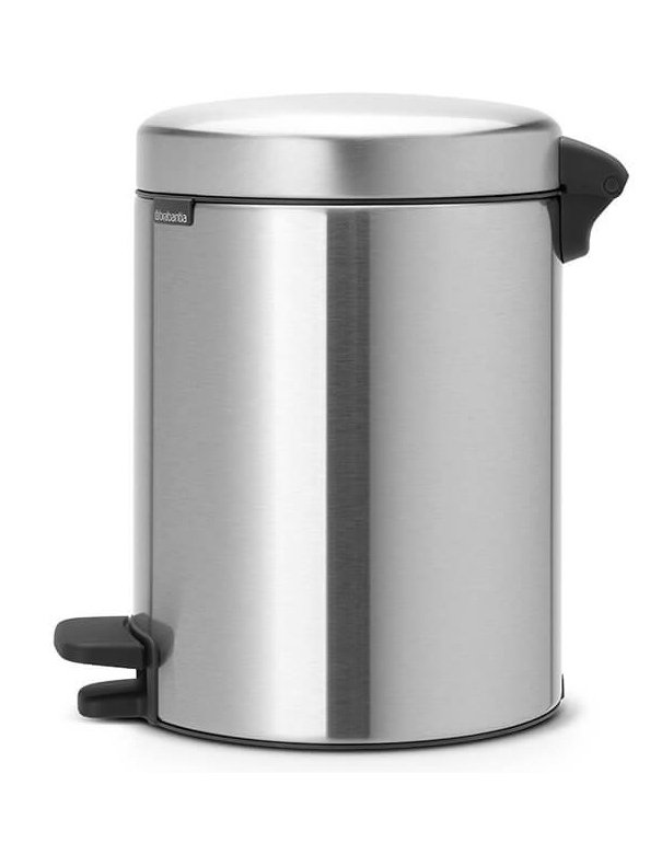 Šiukšliadėžė su pedalu NEWICON 5 l, atspari pirštų žymėms, matinis plienas, Brabantia
