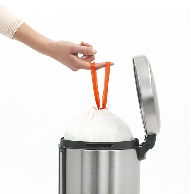 Šiukšliadėžė su pedalu NEWICON 5 l, atspari pirštų žymėms, matinis plienas, Brabantia