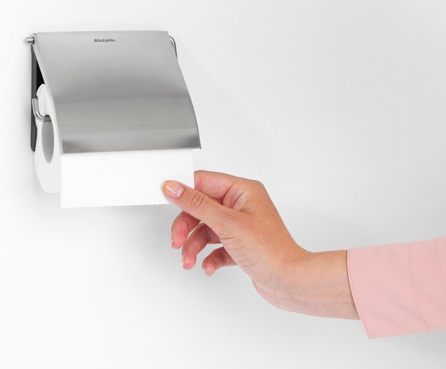 Tualetinio popieriaus laikiklis, matinis plienas, Brabantia