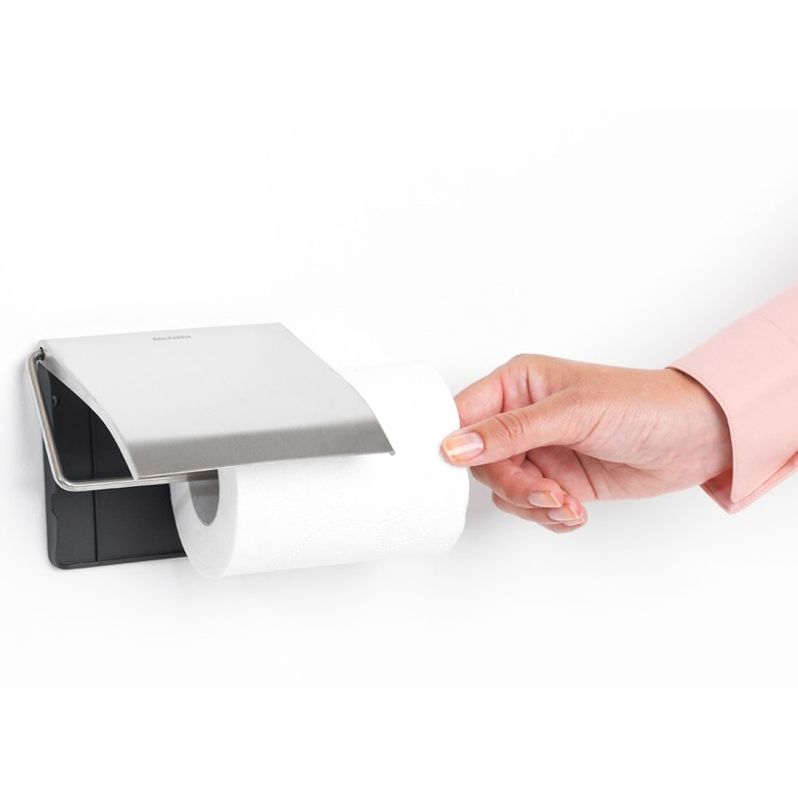 Tualetinio popieriaus laikiklis, matinis plienas, Brabantia