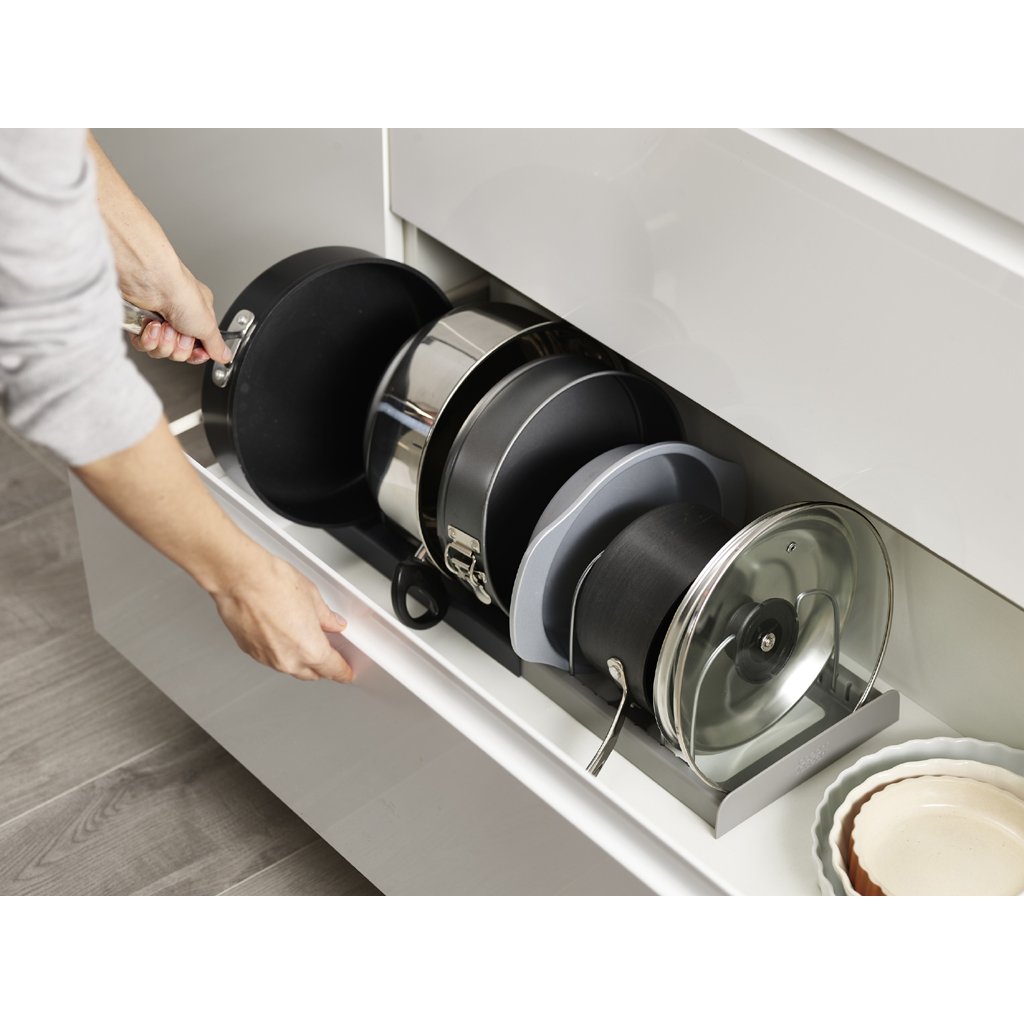 Puodo dangčių organizatorius DRAWER STORE, Joseph Joseph