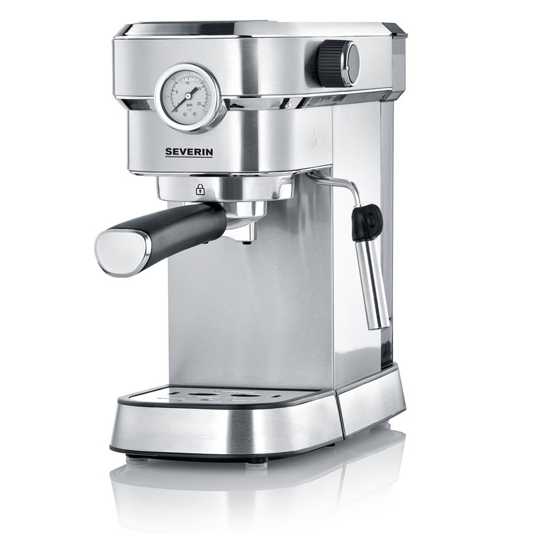 Pusiau automatinis kavos aparatas KA 5995 su baristų priedų rinkiniu, Severin