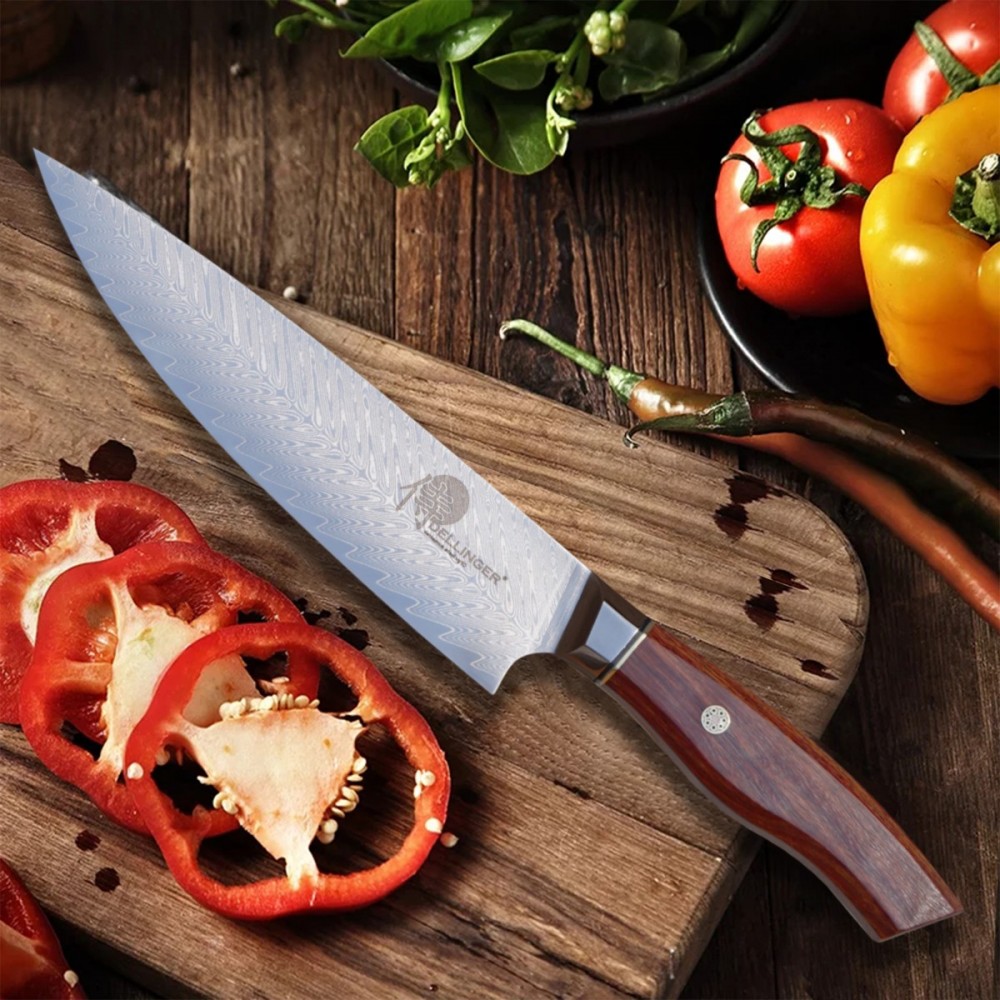 Šefo peilis TOIVO PROFESSIONAL DAMASCUS 20,5 cm, Dellinger