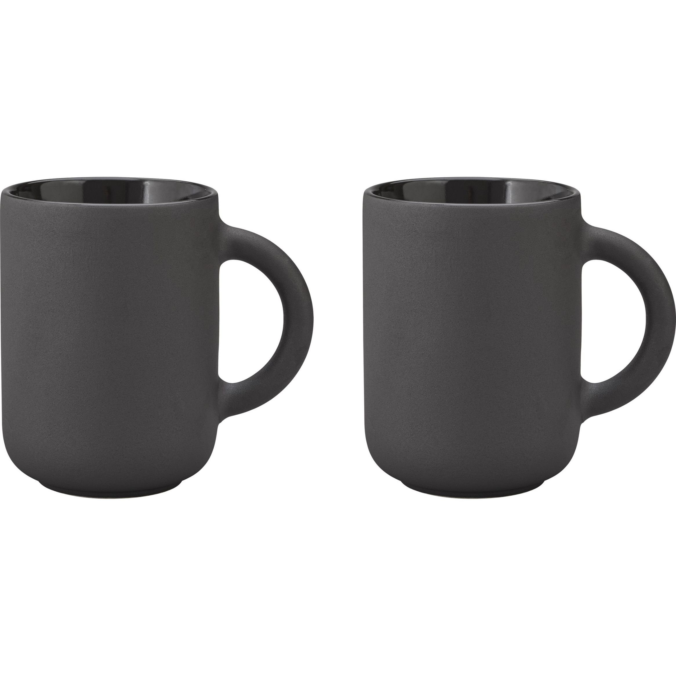 Puodelis THEO, 2 vnt. rinkinys, 350 ml, juodas, Stelton