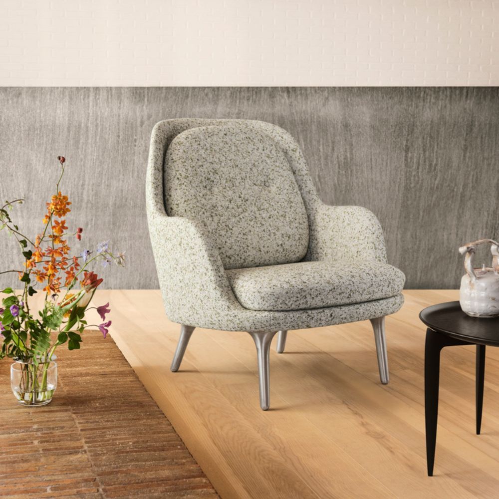Vaza IKEBANA 13 cm, sidabro spalvos, stiklas, Fritz Hansen
