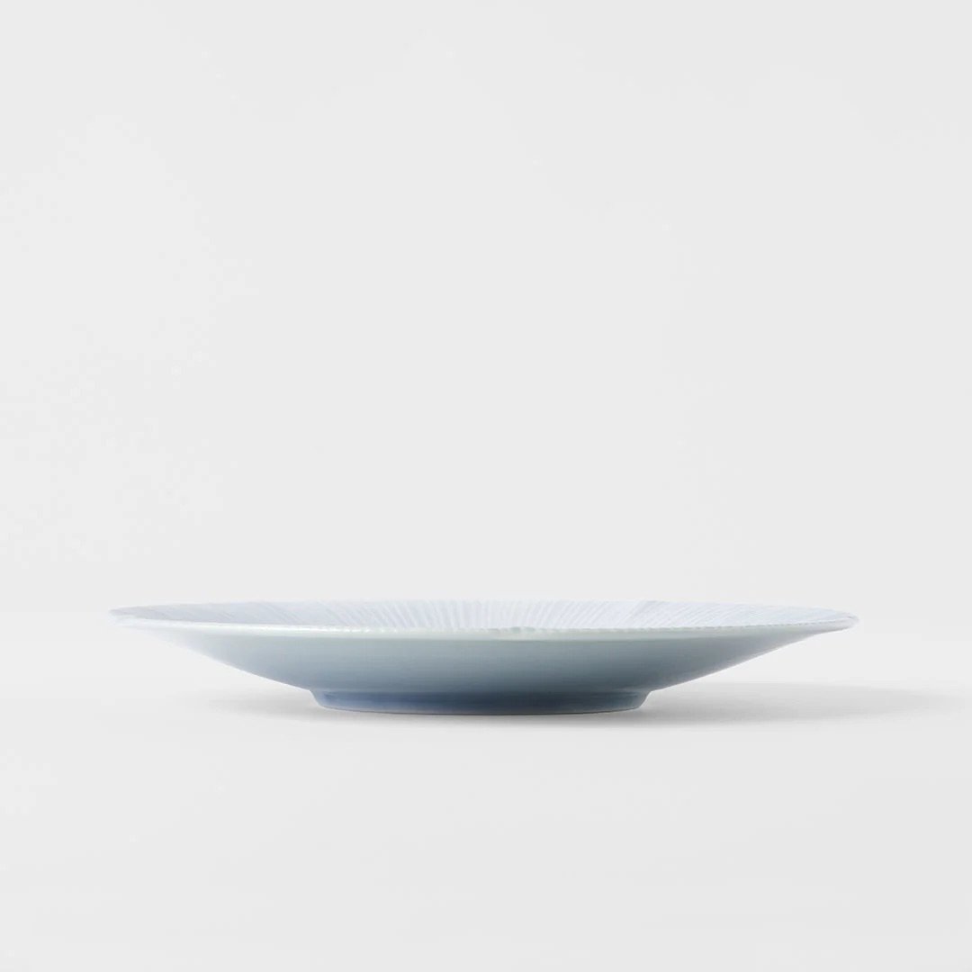 Papildoma lėkštė ICE BLUE 22 cm, mėlynos splavos, MIJ