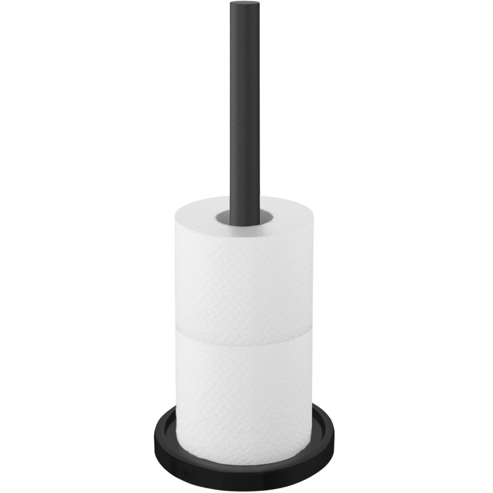Atsarginių tualetinio popieriaus rulonėlių laikiklis MIMO 37 cm, juodos spalvos, nerūdijantis plienas, Zack