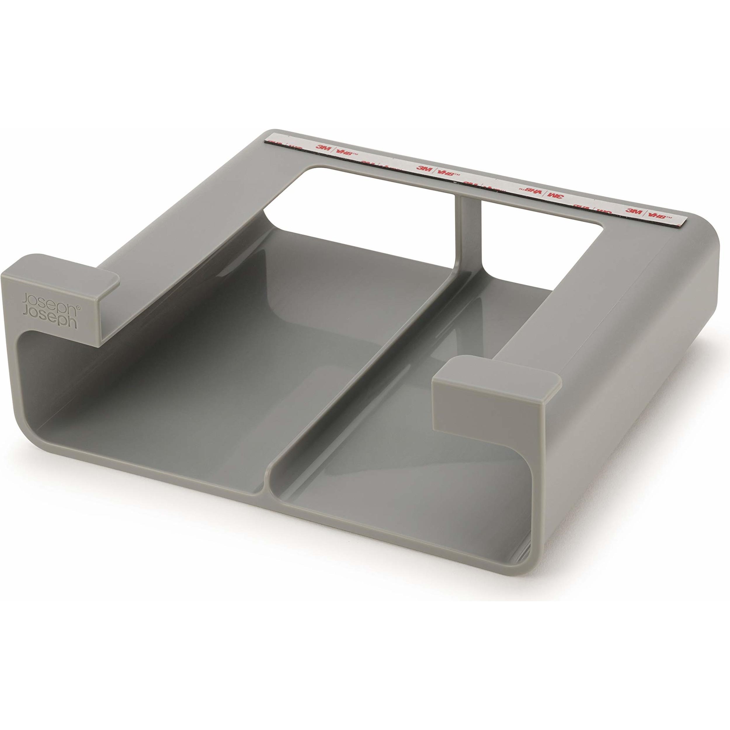 Virtuvinės spintelės tvarkyklė CUPBOARDSTORE 26 cm, skirtas plėvelėms ir maišeliams, pilkos spalvos, Joseph Joseph