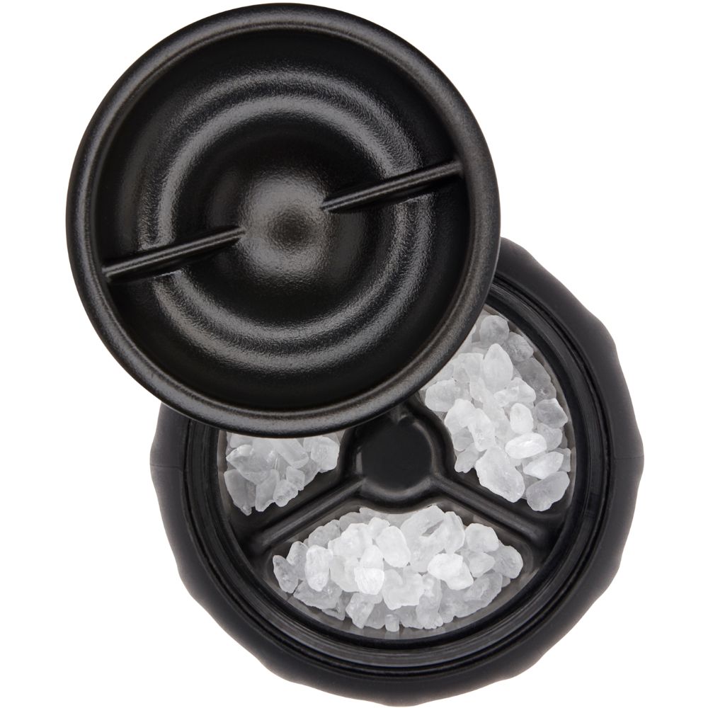 Druskos malūnėlis GOOD GRIPS 14 cm, juodos spalvos, akrilas, OXO