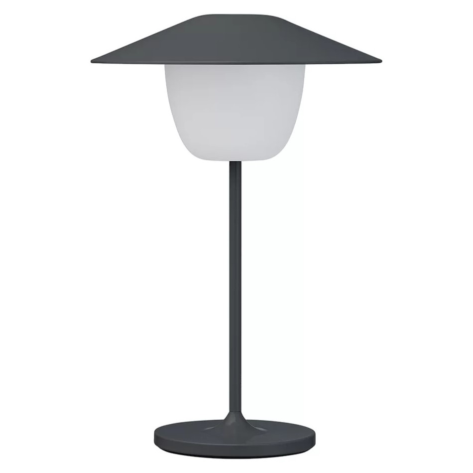Nešiojamas stalinis šviestuvas ANI MINI 21 cm, LED, magneto pilkumo, aliuminis, Blomus