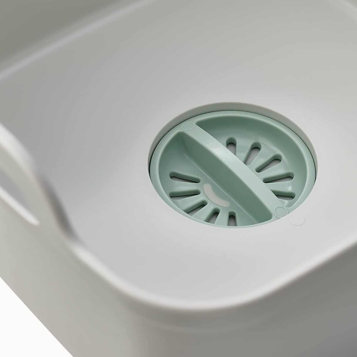 Indų plovimo dubuo WASH&DRAIN 851648 kreminės spalvos, plastikas, Joseph Joseph
