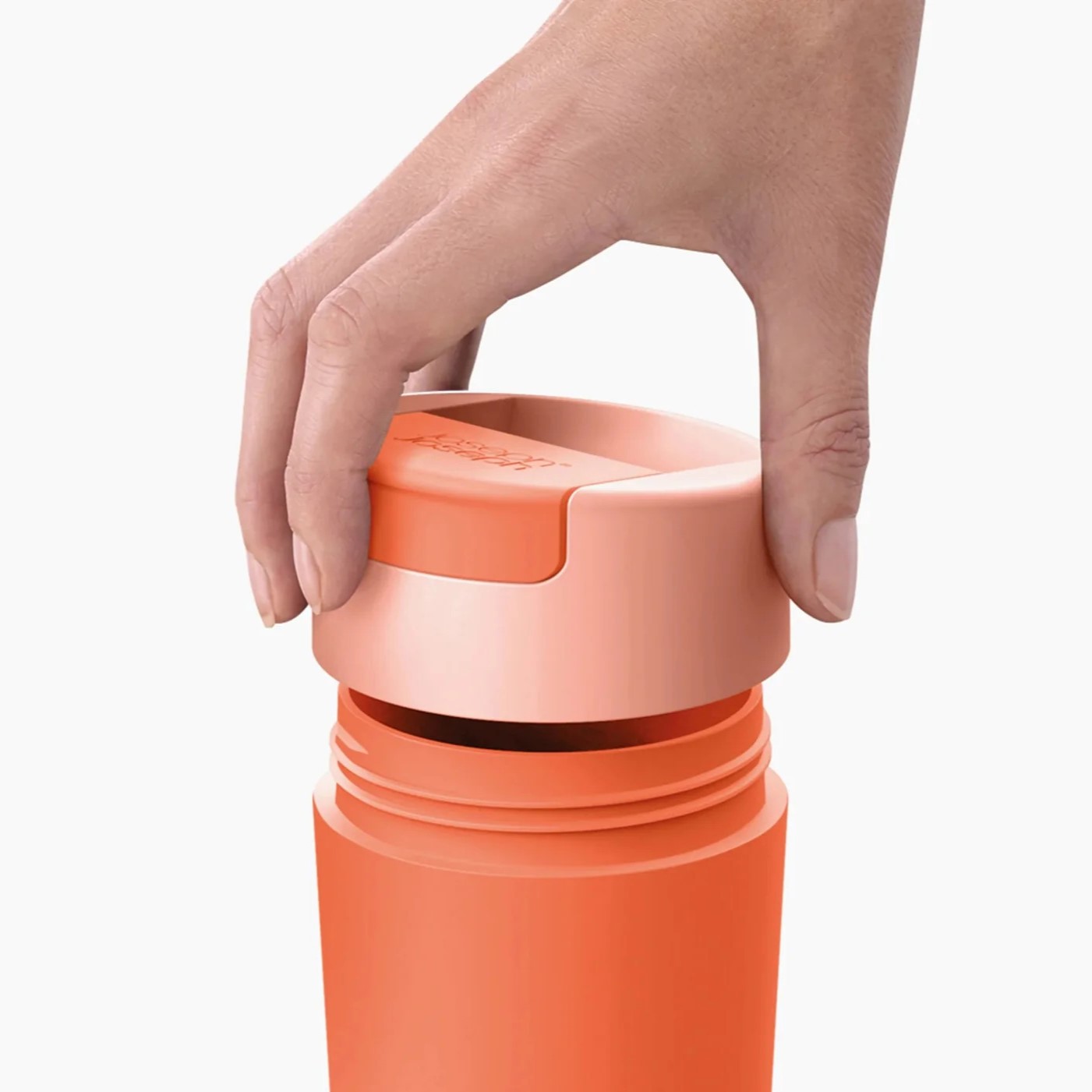 Kelioninis puodelis SIPP 81131 454 ml, koralų spalvos, plastikas, Joseph Joseph