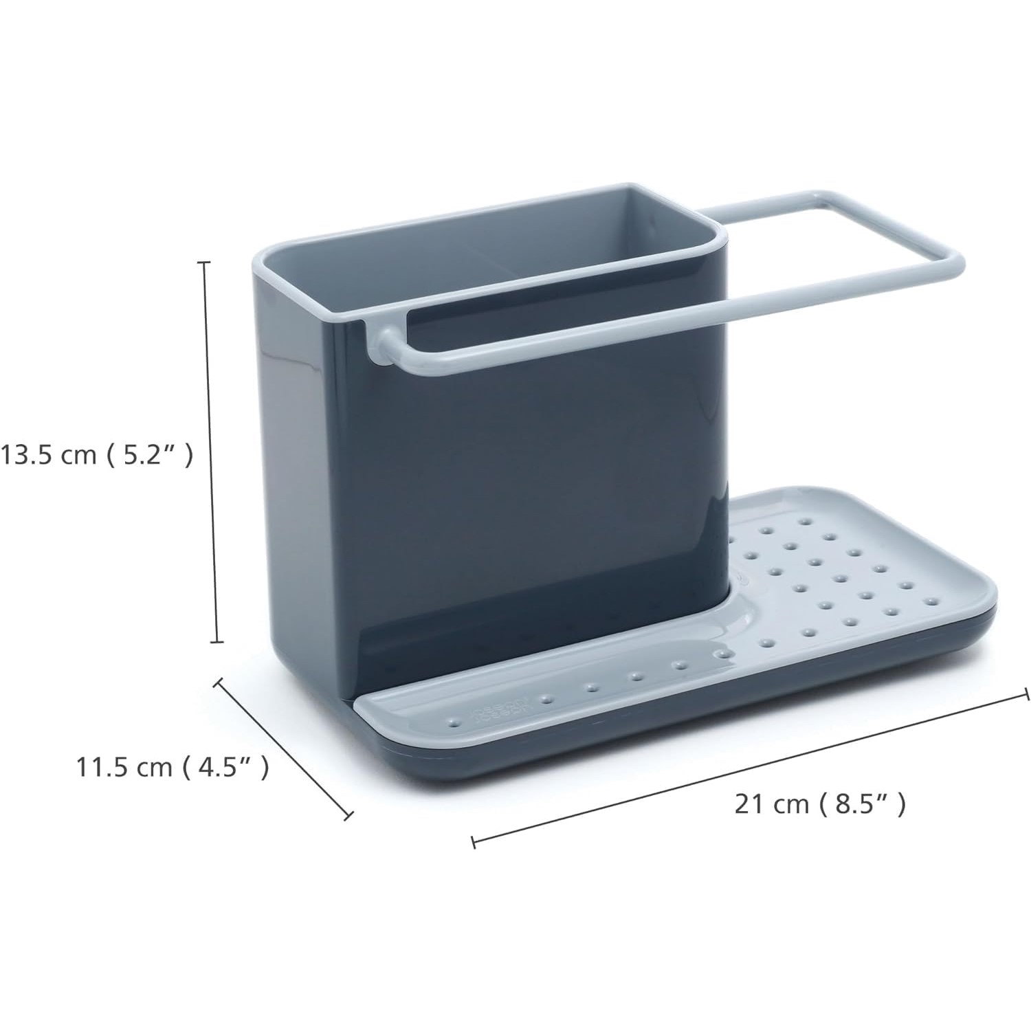 Dėžutė prie kriauklės CADDY 851649 21 cm, žalios spalvos, plastikas, Joseph Joseph