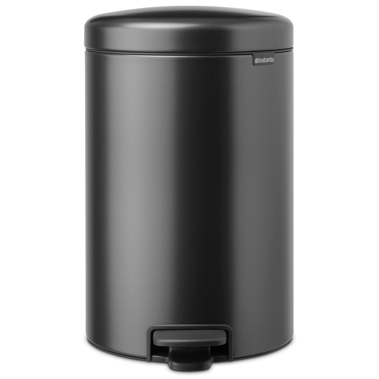 Šiukšliadėžė su pedalu NEWICON 20 l, pilkos spalvos, plienas, Brabantia
