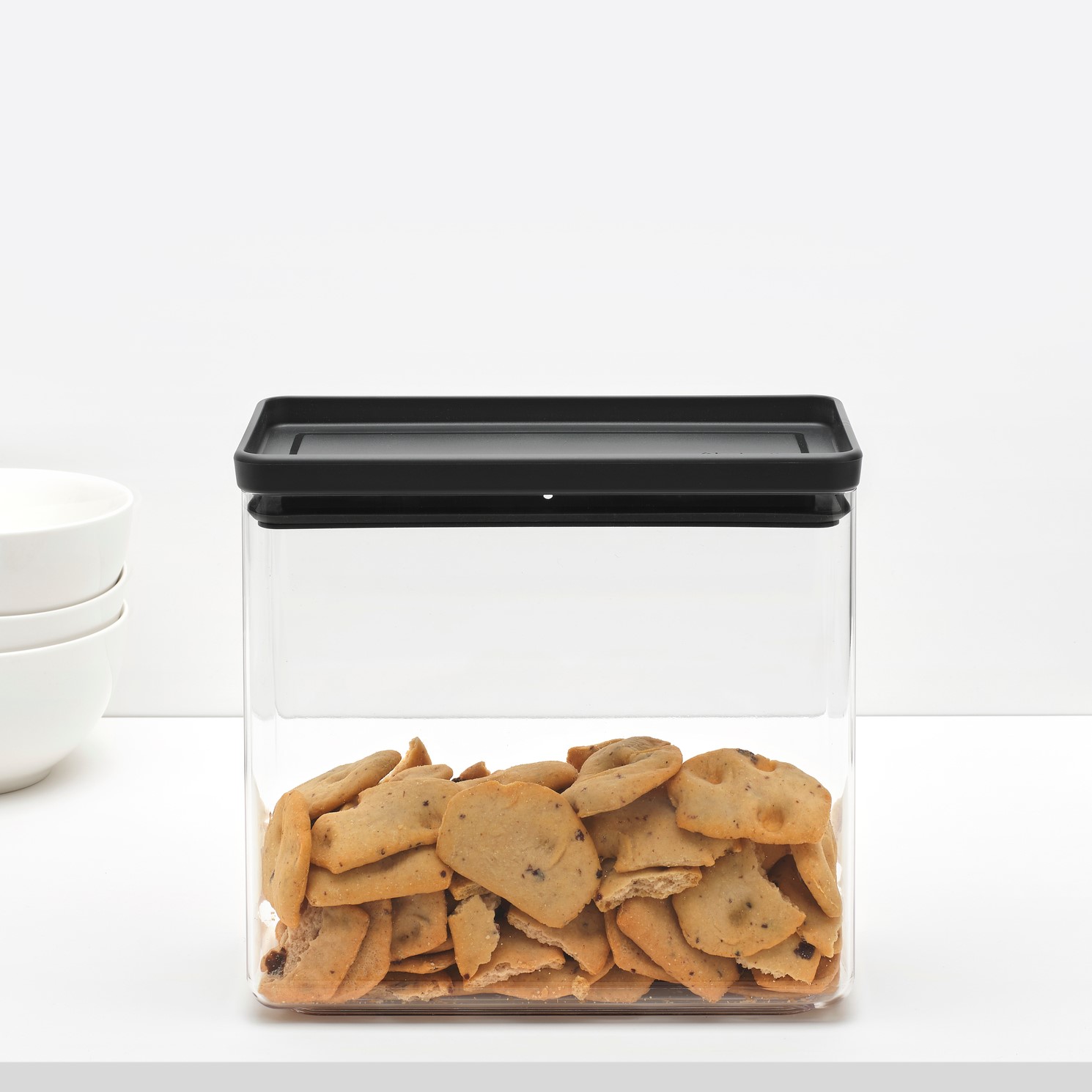 Maisto laikymo indas TASTY PLUS 3,5 l, tamsiai pilkos spalvos, plastikas, Brabantia